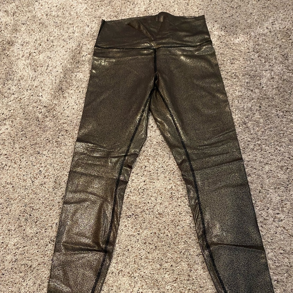 Gold lululemon leggings